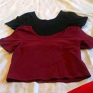 So brand t-shirt crop top bundle